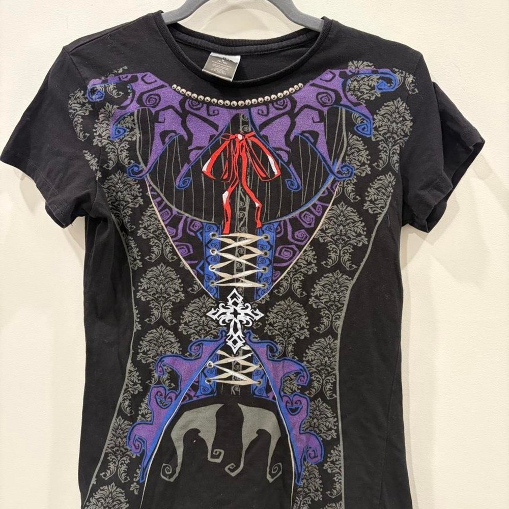 Y2K gothic Hot Topic grunge black cotton graphic t-shirt